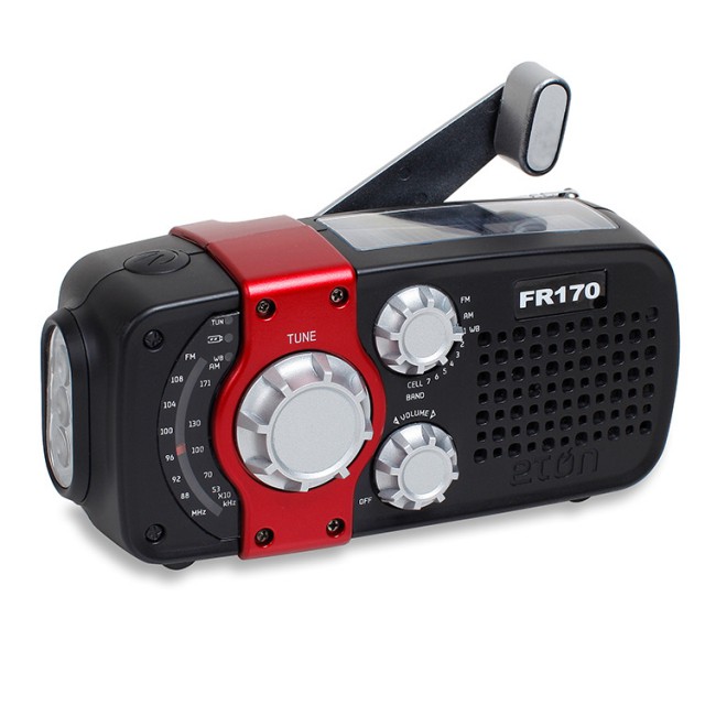 Rechargeable Built-in Battery Portable AM/FM Emergency Radio with USB 